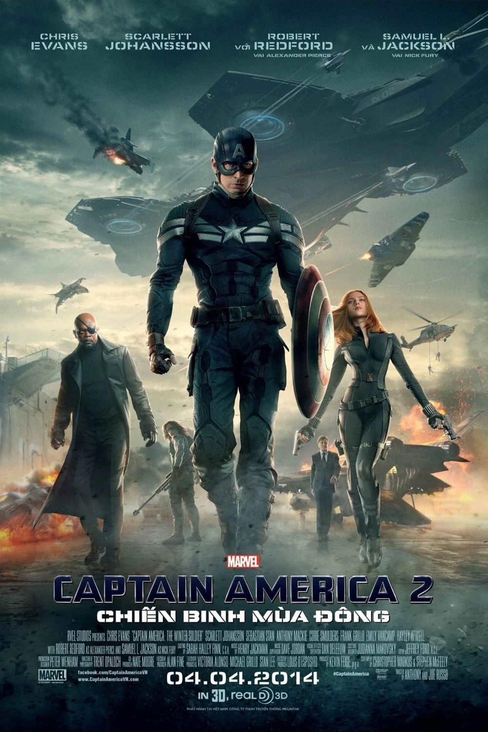 Phim Captain America 2: Chiến Binh Mùa Đông - Captain America 2: The Winter Soldier (2014)