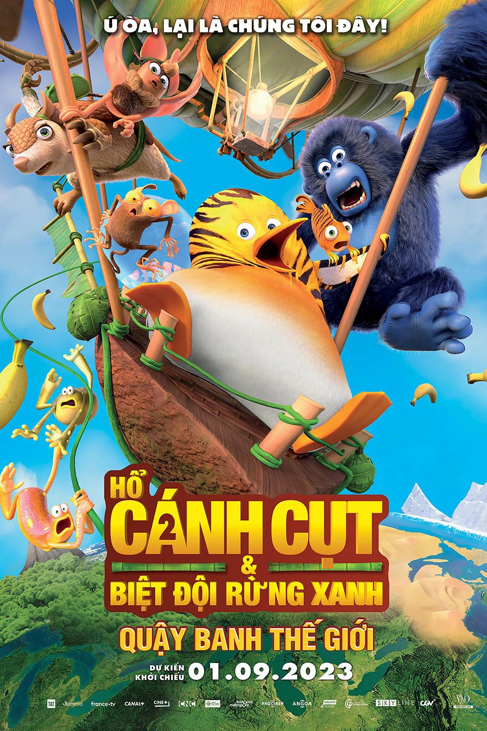 Phim Hổ Cánh Cụt & Biệt Đội Rừng Xanh 2: Quậy Banh Thế Giới - The Jungle Bunch: Operation Meltdown (2023)