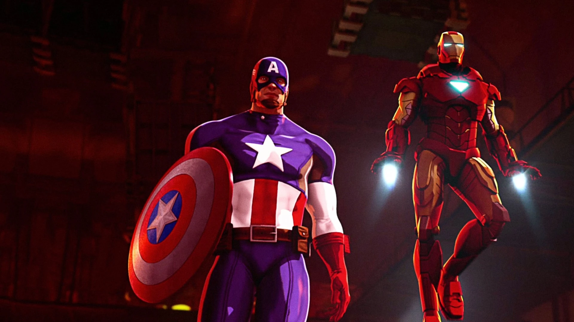 Phim Người Sắt Và Đội Trưởng Mỹ: Liên Minh Anh Hùng - Iron Man And Captain America: Heroes United (2014)